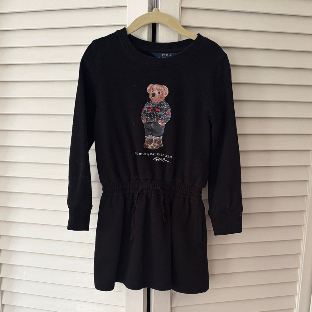 Polo Ralph Lauren Black Knit Dress